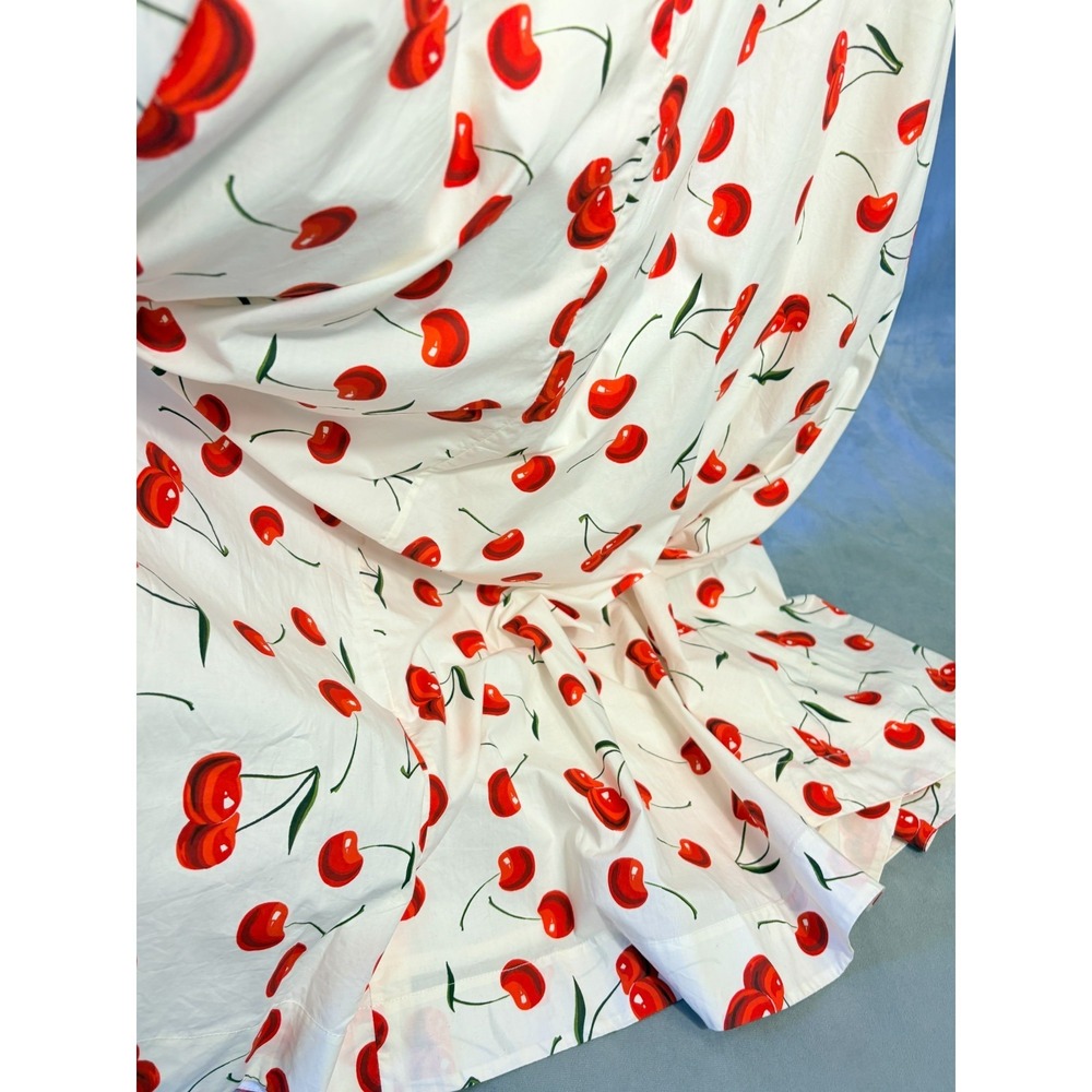 Essentiel Antwerp Spring Hingy Sequin Embellished Cherries Button Maxi Dress 12 - Picture 9 of 16